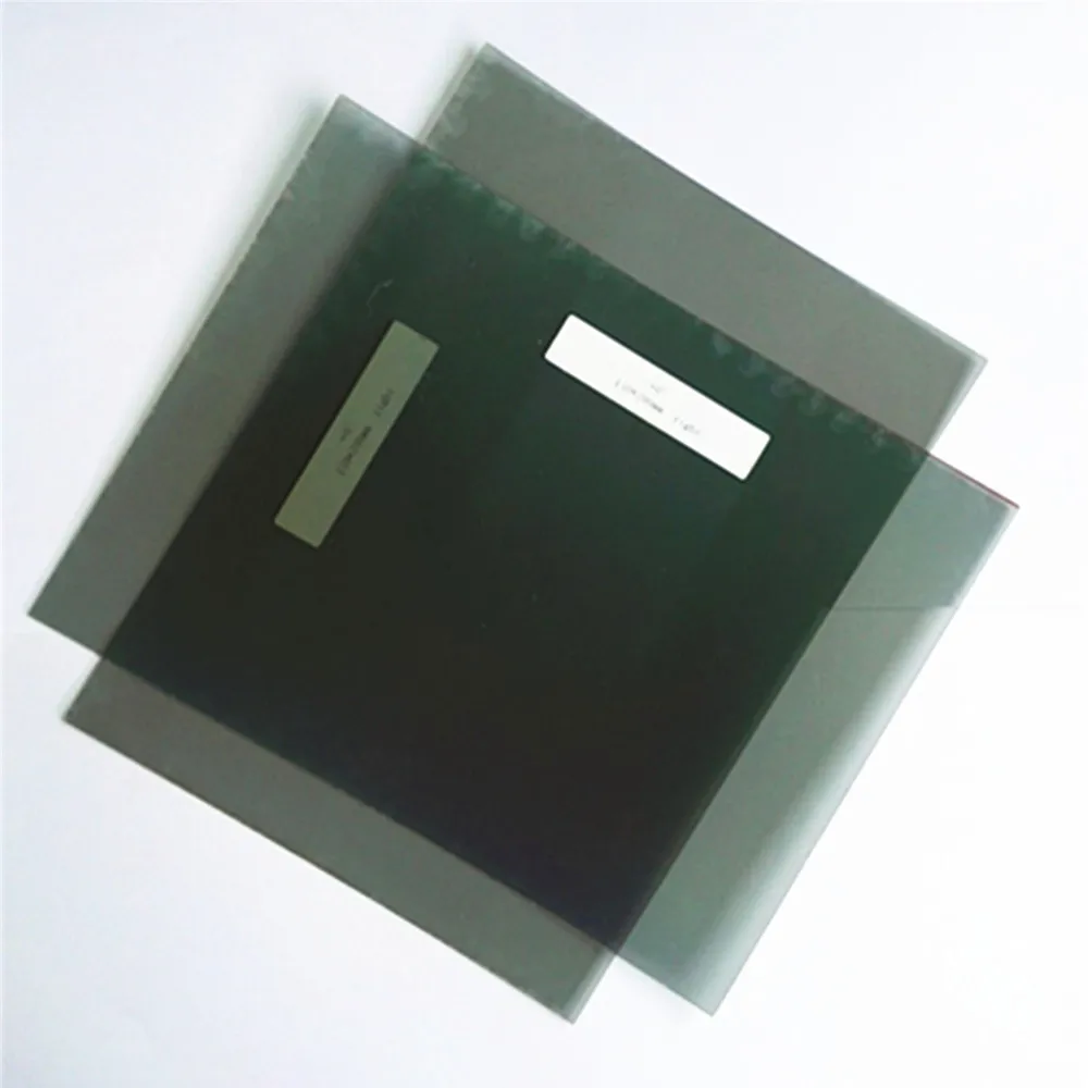 1 пара 15x15 см круговой поляризатор пленка Лист, неклеящиеся круговые поляризационные фильтры объектив для 3D очков, фотографии и камеры