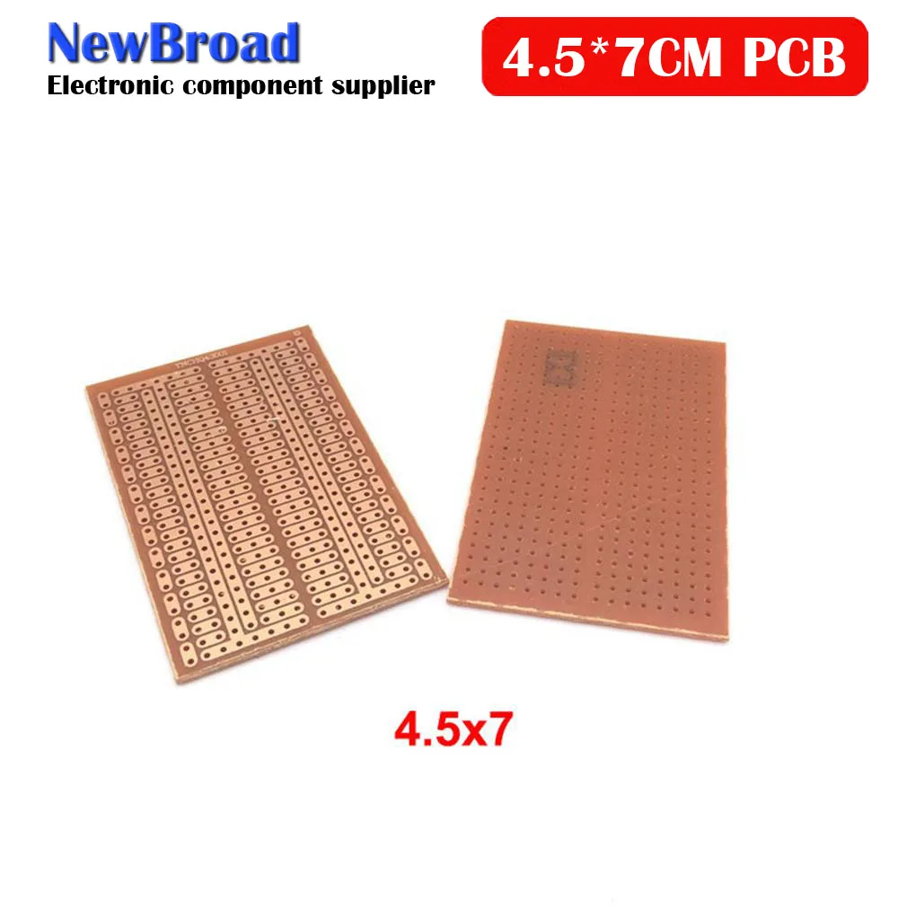 2 шт./лот DIY 4 5*7 см Прототип бумага печатной платы Универсальный Эксперимент