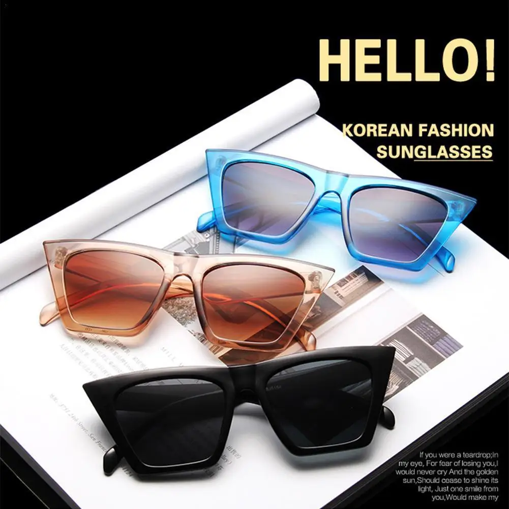 

Солнцезащитные очки в стиле ретро для мужчин и женщин, прямоугольной формы, модные трендовые, с защитой от ультрафиолета, чёрные, лето 2022