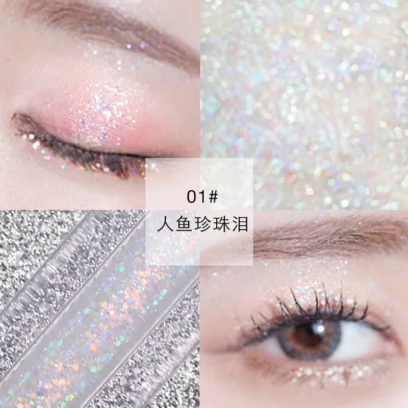 Doradosun жидкие тени для век Блестки макияжа Beas Sequins Eye Shadow Sparkle водонепроницаемые |