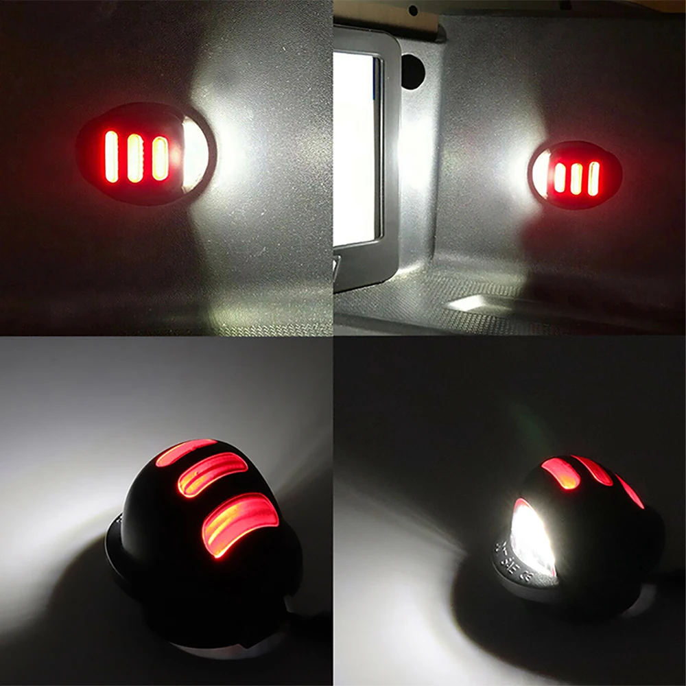 2 шт. Автомобильные светодиодные лампы CANBUS для номерного знака |