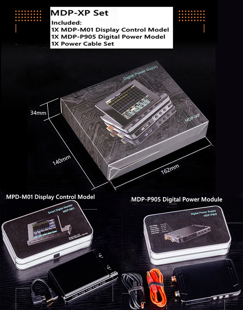 MDP-XP MDP-XP мини цифровая система питания программируемая MDP P905 постоянное напряжение постоянный ток числовое управление линейный 90 Вт - Цвет: MDP-XP
