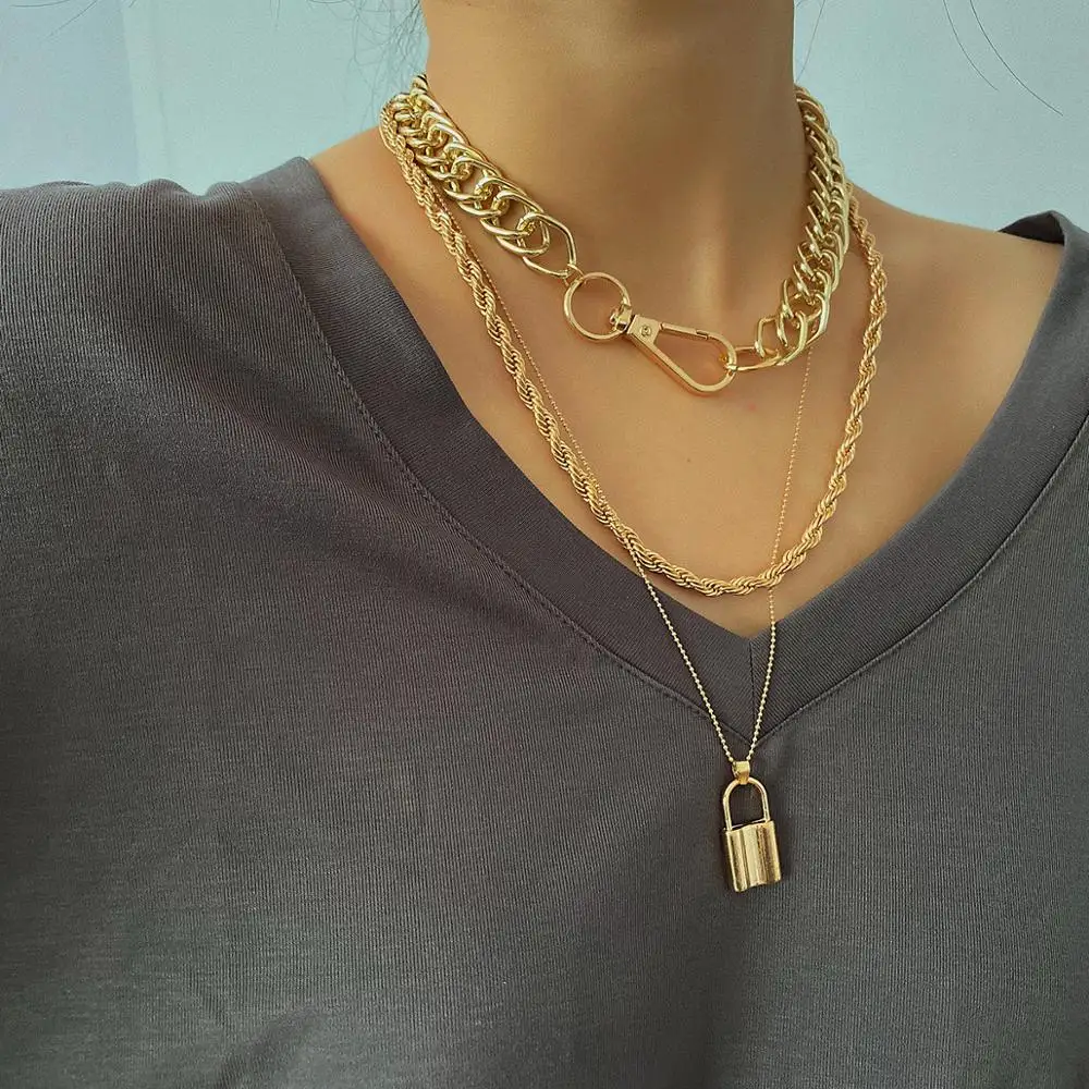 Многослойная цепочка для украшений ins Международная одежды от известного бренда
