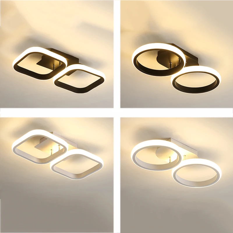 $17.37 Interior LED Ceiling Lamp Lighting Fixtures for Bedroom Entrance 20W 22W 32W 36W Indoor LED Ceiling Lights for Corridor Aisle