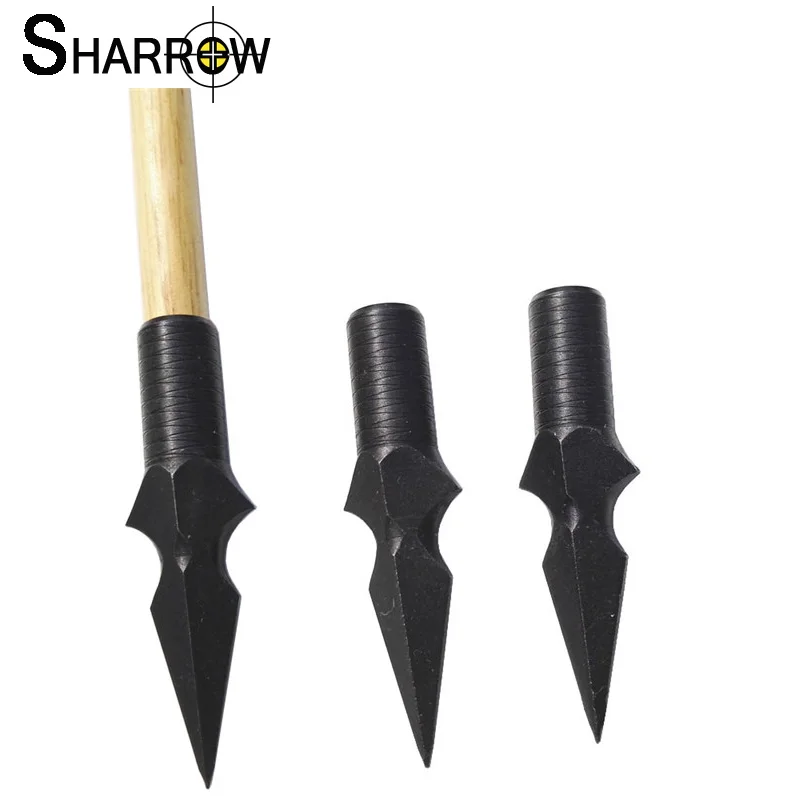 

10/20pcs 215 Grains Archery Arrowhead Broadhead Outer Cover Arrow Heads Target Point for Recurve Compound Bow Crossbow Hunting