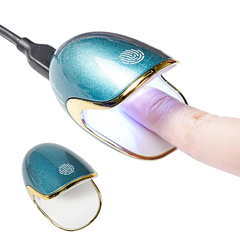 

Portable Nail Dryer Uv Ice Lamp For Drying Gel Polish Usb Connect Home Use Nail Lamp Mini Fast Dryer Nail Polish Cure Light