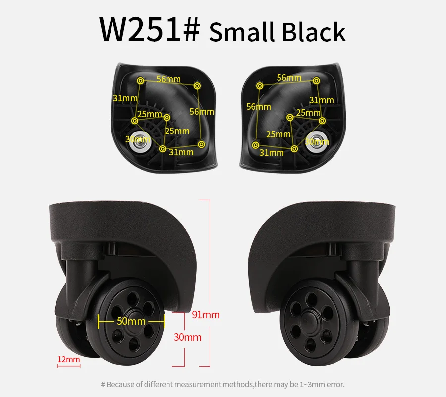 Luggage Wheel Tool Trolley Case Carrying Case Caster Aircraft Silent Wheel Maintenance Reinforced 20 Inch 26 Inch