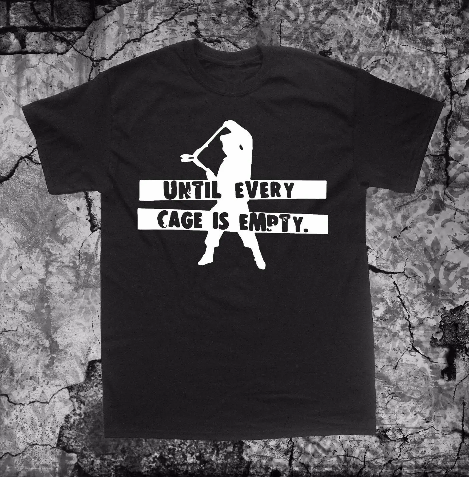 Освобождение животных фронтальная Футболка веган вегетарианец Alf защита прав