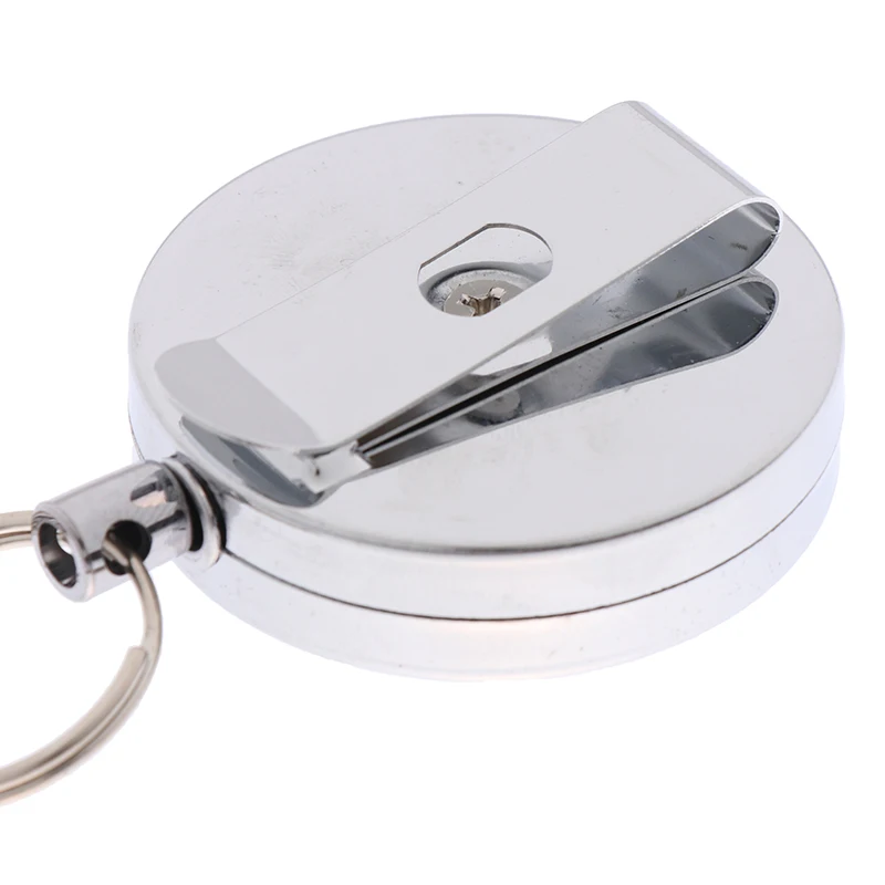 

New Arrival Retractable Pull Key Ring ID Badge Lanyard Name Tag Card Holder Belt Clip Metal Housing Metal Covers