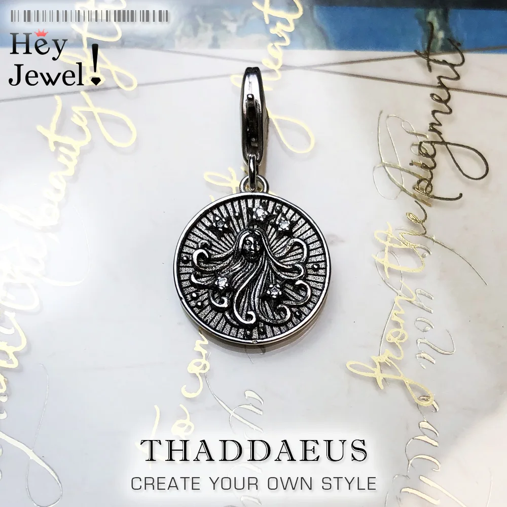 Знак Зодиака Дева Шарм Подвеска в европейском стиле коллекция 2019 Новое