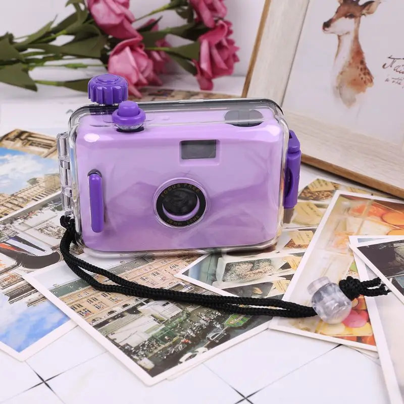 

WDFVGEE Underwater Waterproof Lomo Camera Mini Cute 35mm Film With Housing Case New for Mini Camera