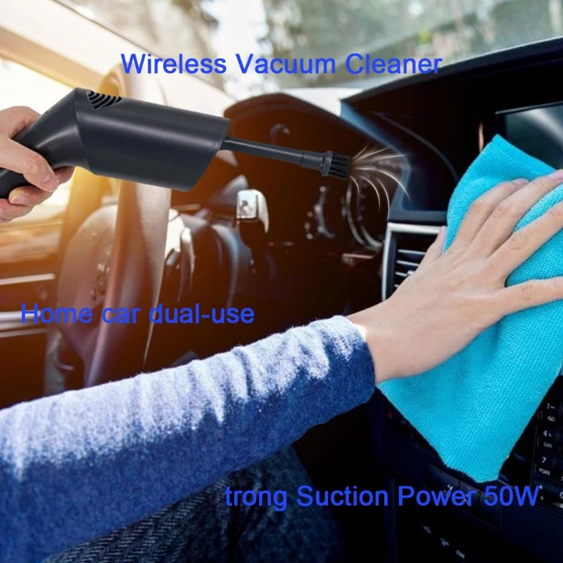 

R58A Air Duster Electric Cordless Air Duster Keyboard Cleaner with 2500mAH Rechargeable Battery 50W Motor 40000 r/min.