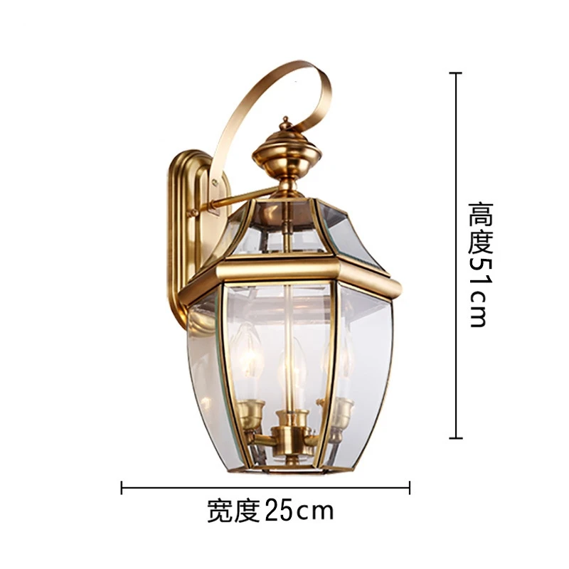 Скандинавский роскошный винтажный Глод стеклянный спальный туалетный Настенные