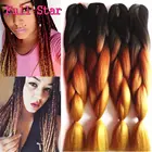 5 шт., косички для волос, 24 дюйма, 100 г