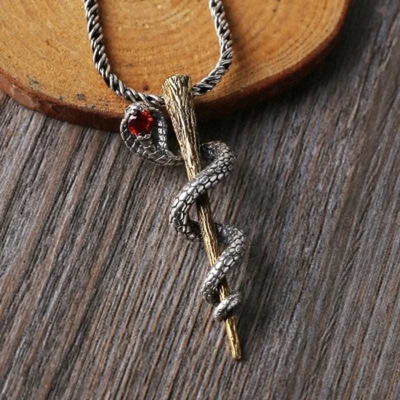 Серебряный восхождение Кобра кулон 925 пробы серебряная подвеска серебро