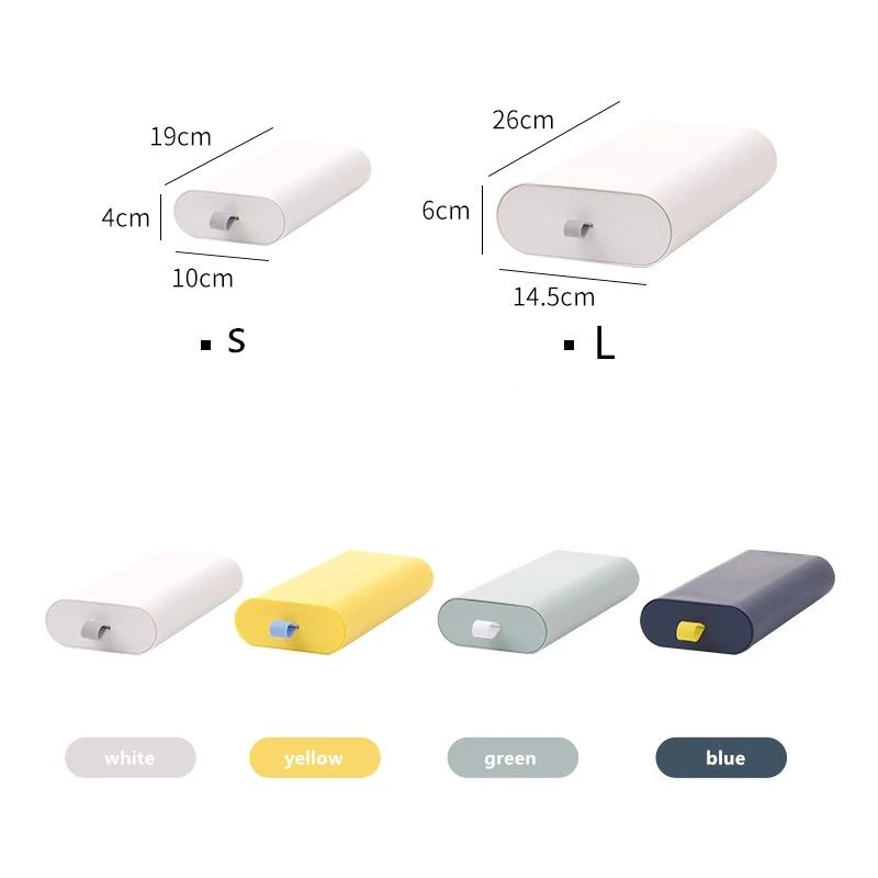 

Under The Desk Storage Box Invisible Drawer Paste Office Desk Bottom Finishing Box Dormitory Desktop Stationery Box Cosmetic Box