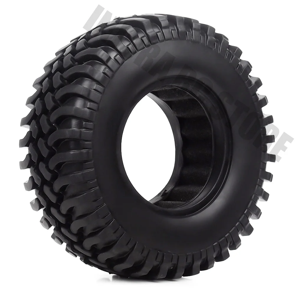 

4PCS 100MM 1.9inch Rubber RC Car Wheel Tires for 1:10 RC Crawler Axial SCX10 AXI03007 Tamiya CC01 D90