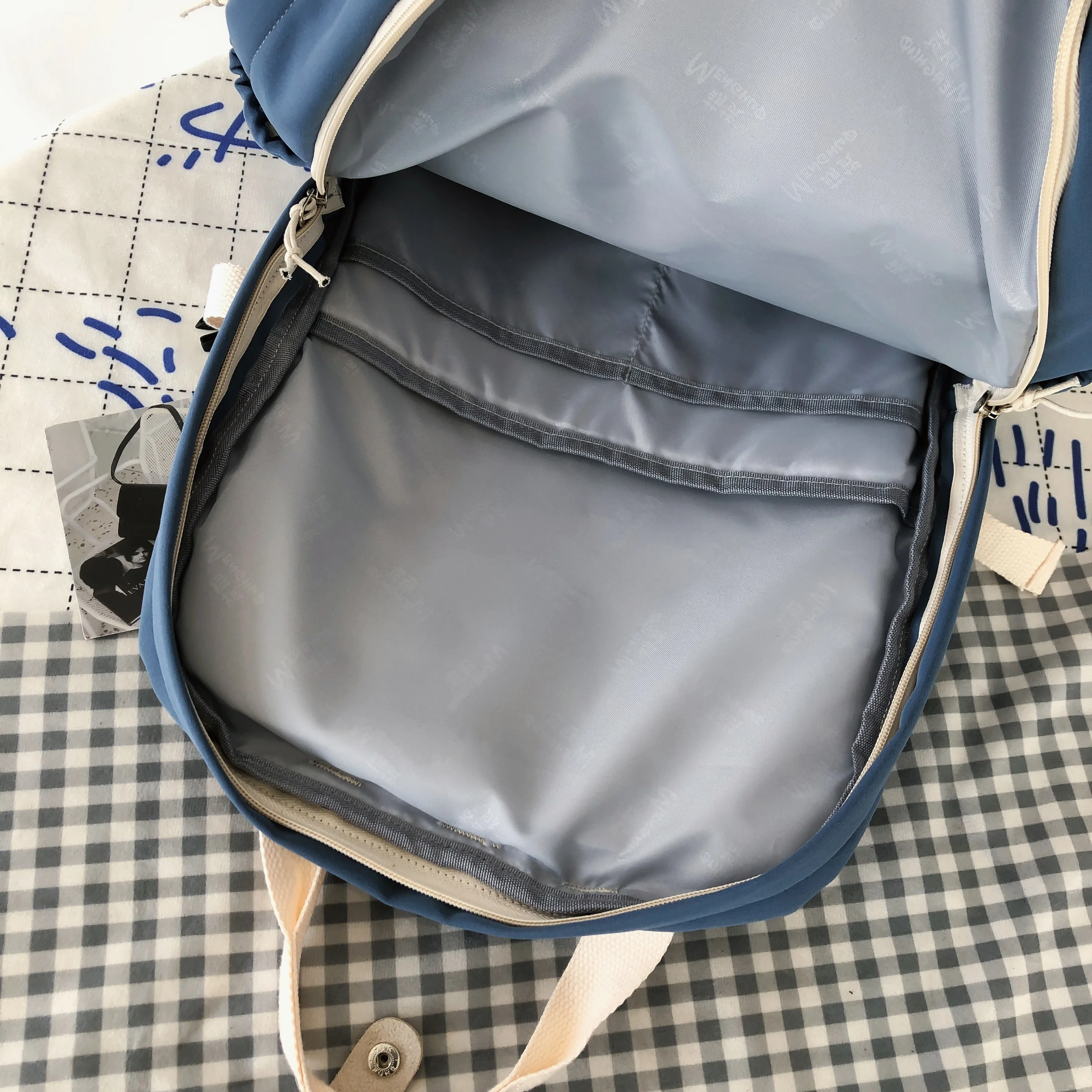 

Classic Fashion Women Backpack Waterproof College Student BookBag Kawaii Girl Black School Bag For Teenager Mochila Rucksack