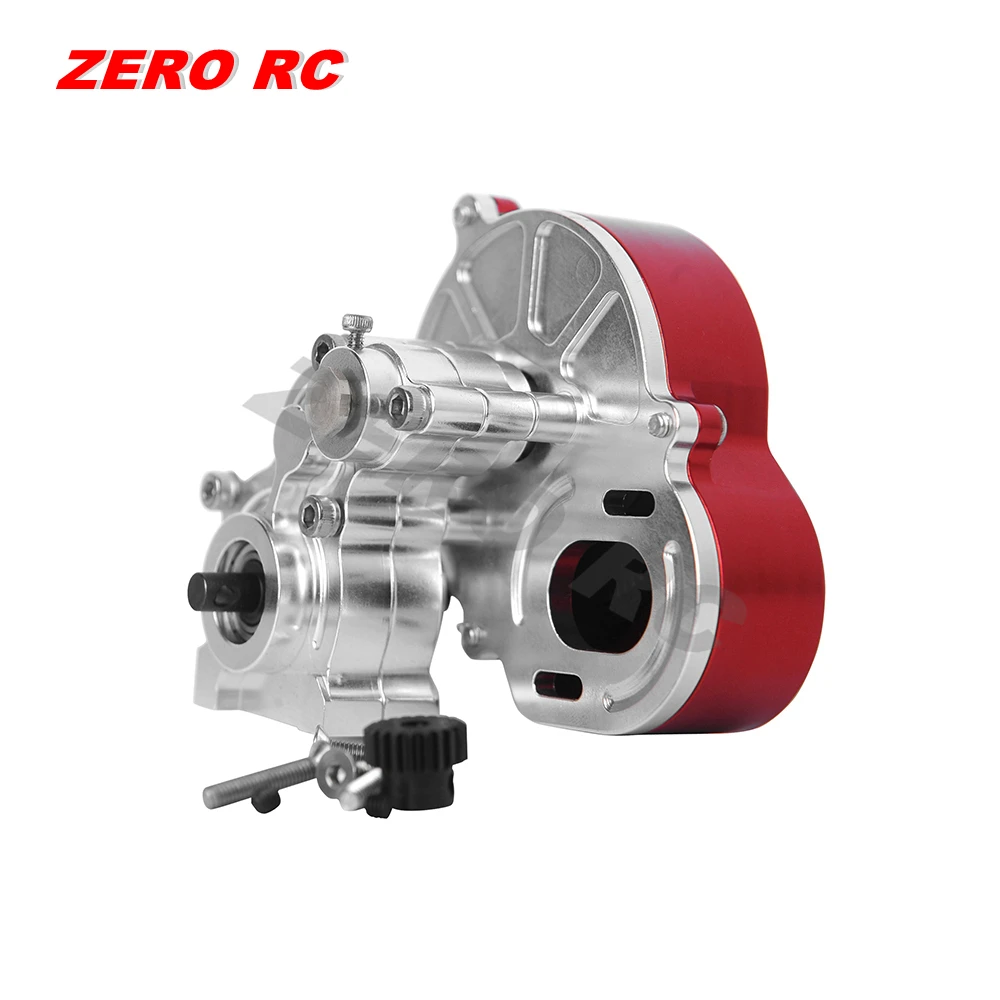 AXIAL SCX10 RC TRUCK алюминиевая сборная коробка передач с HD стальной моторной шестерней