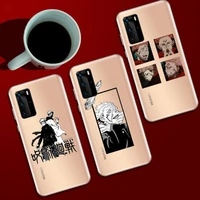 japan anime jujutsu kaisen phone case transparent for huawei honor enjoy y v 9 7 8 10 20 30 40 se s e c lite pro plus 2019
