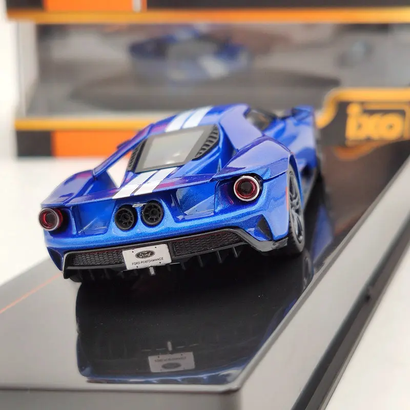 IXO 1/43 для FORD GT 2017 синие Мокасины литые модели ограниченного выпуска |