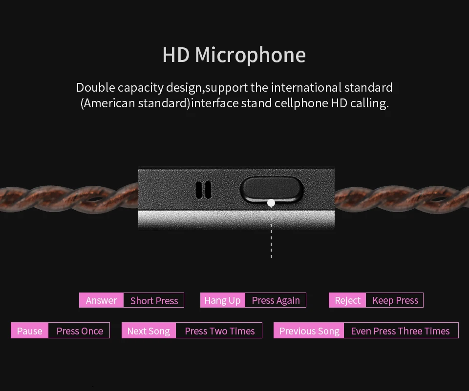 CCA C04 1BA+ 1DD гибридные наушники в ухо HIFI DJ монитор для бега спортивные наушники гарнитура вкладыши с съемным обновленным кабелем