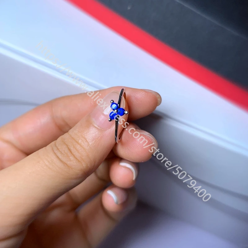 

Sapphires Dainty ring white Gold-plated Silvers ring blue sapphires cz Delicate ring Minimalist Promise Engagemen rings
