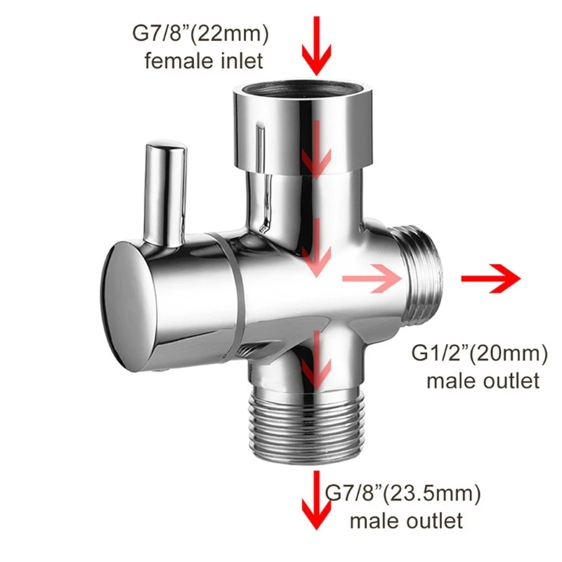 

7/8" Stainless Steel Bathroom Handheld Bidet Toilet Sprayer Diaper Sprayer Kit