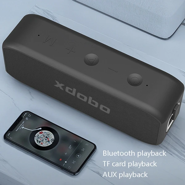 

XDOBO Wing 2020 Bluetooth Speaker 5.0 Wireless Bass Speakers Type-C USB DSP Sound TWS Speakers 20W Soundbar Subwoofer