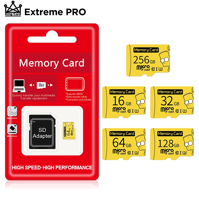 Высокоскоростные Micro sd карты памяти 4 ГБ 8 16 32 64 Гб класс 10 128 256 TF карта для