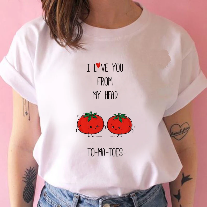 

Moda vero fruta tema t camisa feminina adorvel impresso de manga curta o-pescoo camiseta vintage vogue ullzang tshirt haraju