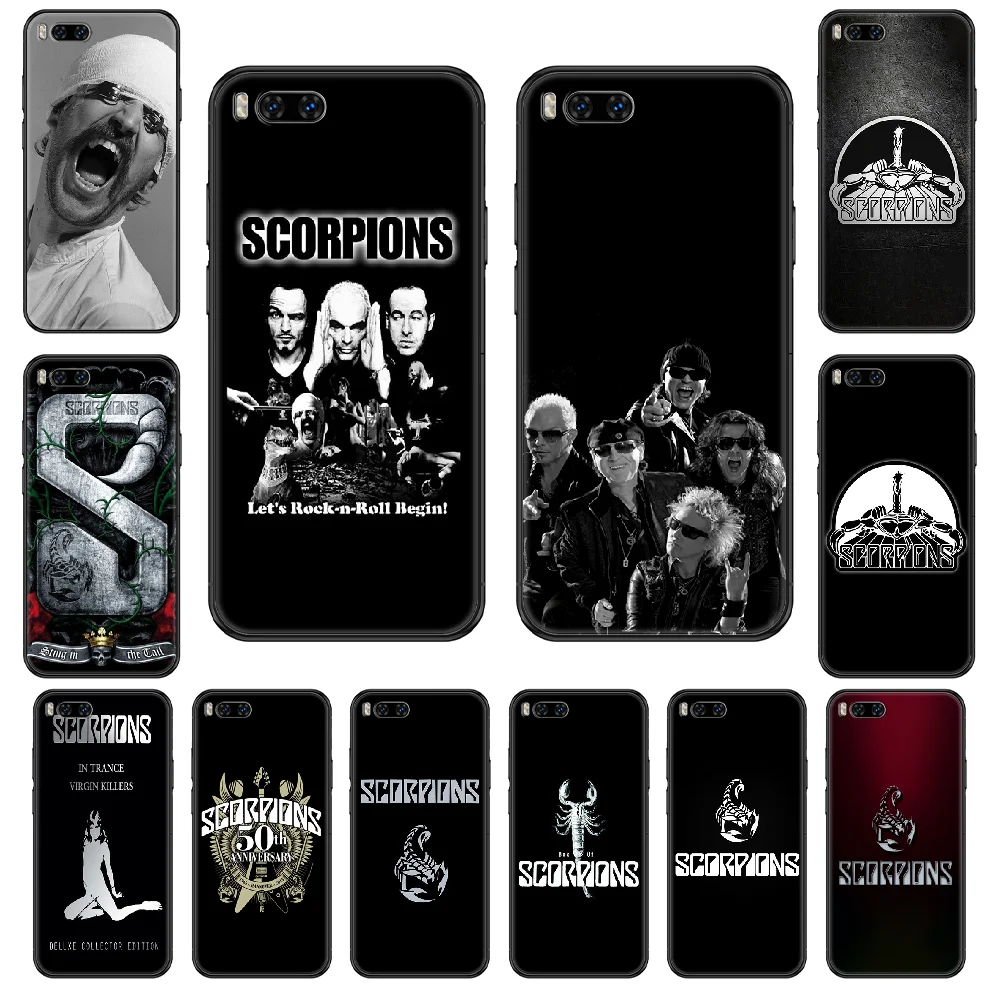 

Scorpions Band Rudolf Schenker Phone case For Xiaomi Mi 6 8 9 A1 2 3 Max3 Mix2 Mix2S X T Lite Pro black fashion Etui trend