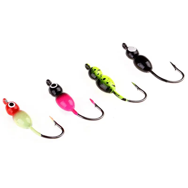 4 шт./лот ледовых кондукторов в наборах зимние речной рыбалки приманки 2 5 см 3 г