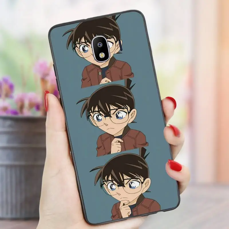 

Detective Conan There is only one truth Phone Case For samsung Galaxy J7 J8 note 10 20 lite plus pro Black Soft nax fundas cover