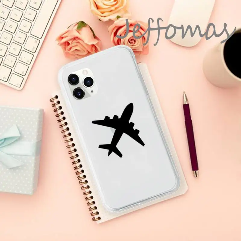 

World Map Travel fashion Phone Case Transparent soft For iphone 5 5s 5c se 6 6s 7 8 11 12 plus mini x xs xr pro max