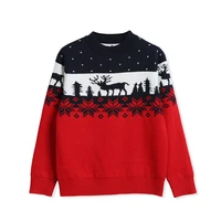 baby clothes autumn long sleeve cartoon sweater kids boys double thickening pullover sweater girl knitted sweater christmas tops