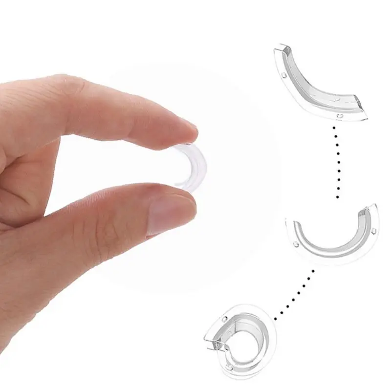 

8 Sizes Silicone Invisible Ring Size Adjuster Reducer Ring Sizer Fit Any Rings R2LE