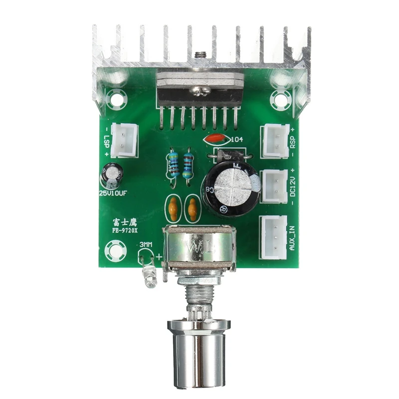 Горячая Tda7297 усилитель мощности плата 2 без Шума Ac и Dc 12V готовая