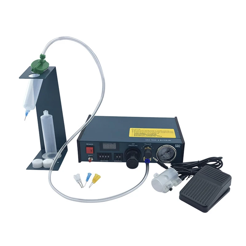 

Лидер продаж, профессиональный цифровой автоматический диспенсер клея LY 983A, Пипетка для клея, паяльная паста, контроллер жидкости, Диспенсе...