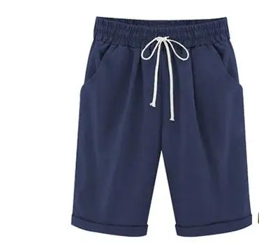 Летние женские модные короткие свободные хлопковые широкие шорты конфетного