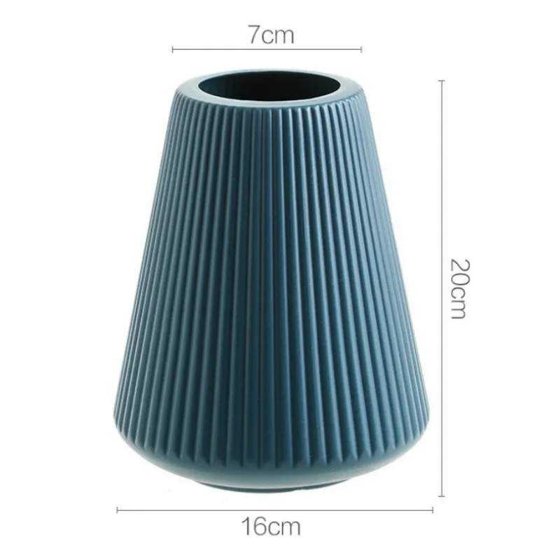 Пластиковая ваза для украшения гостиной современные пластиковые вазы цветов в