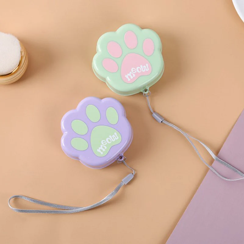 Портативная силиконовая Выдвижная складная чашка с когтями в виде милой кошки