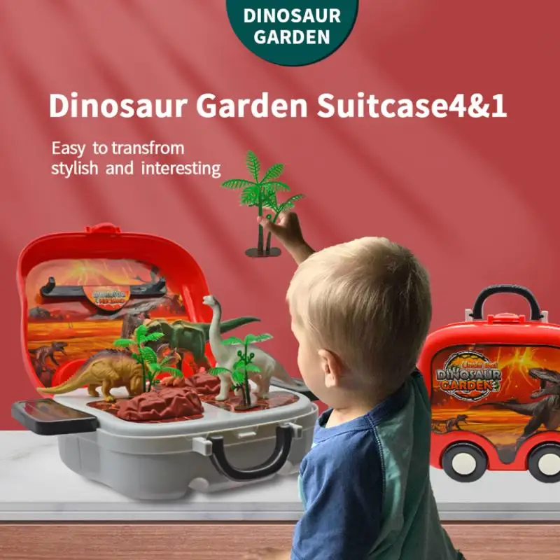 

New Simulation Dinosaur Toys Plastic Case Children Boys Educational Toy Children Play House Toy Dinosaur Case Gifts