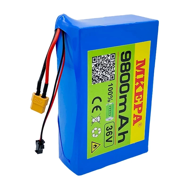 

2021 Newest 10S2P 36V 9.8Ah 450Watt 18650 Lithium Ion Battery Pack for Scooter Ebike Electric Bicycle 42V 37V 35E XT60 SM 2P