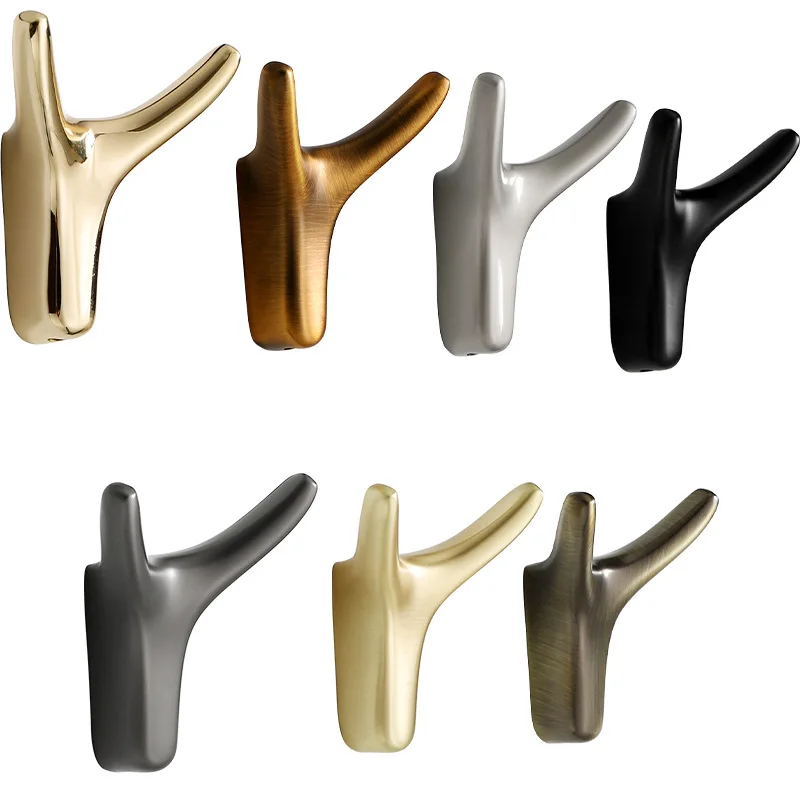 

Black Horn Coat Hook Nordic Bathroom Cabinet Door Wardrobe Coat Hook Wall Hook Home Wall Hook Creative Coat Hook