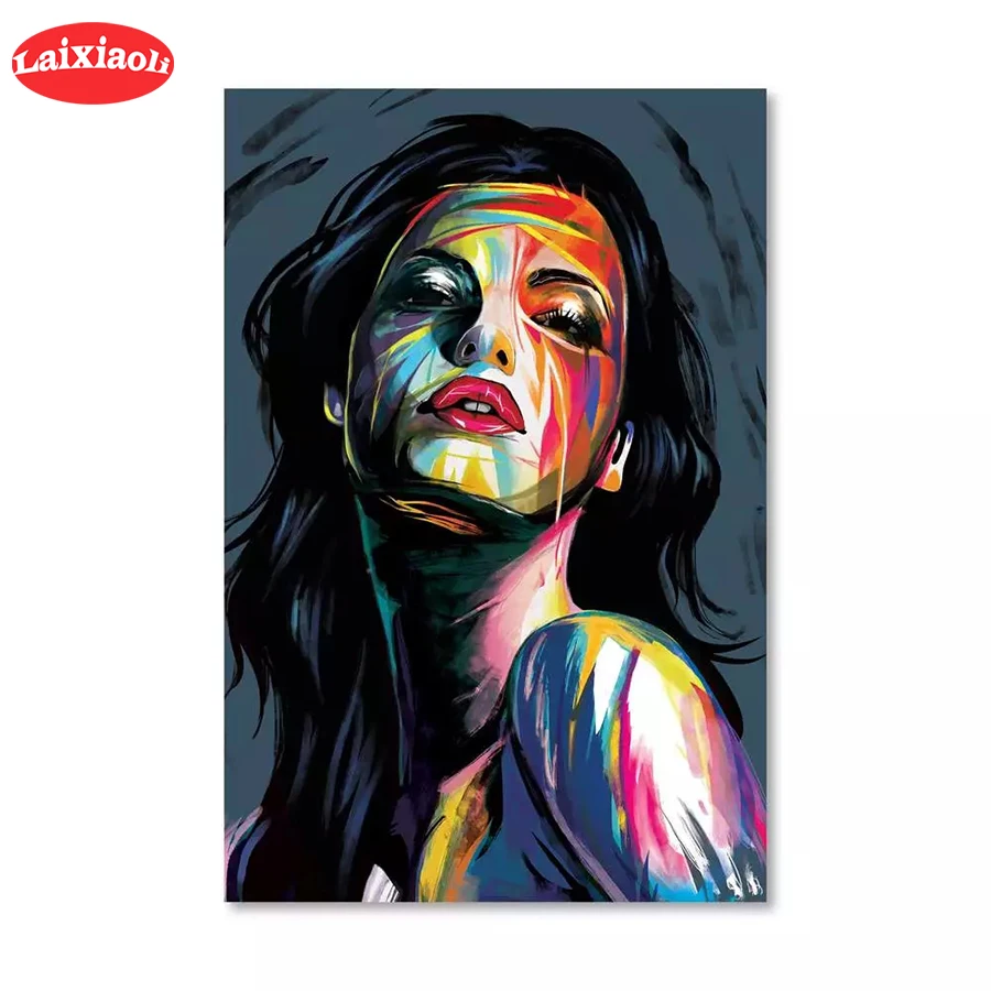 

Алмазная мозаика, абстрактное искусство, картина Стразы для женщин, алмазная живопись, вышивка крестиком, вышивка, настенное искусство