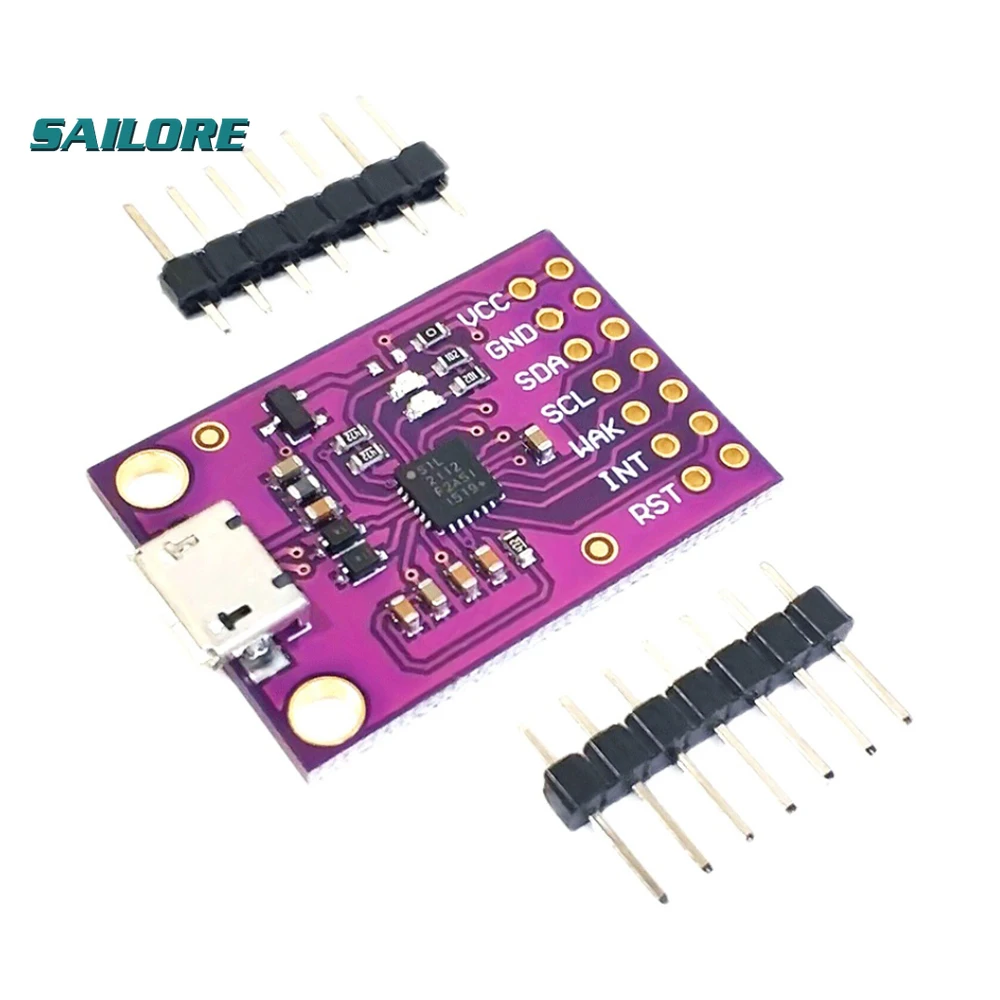 

CP2112 плата отладки USB для SMBus I2C Модуль связи 2,0 MicroUSB 2112 оценочный комплект для CCS811 сенсорный модуль для arduino