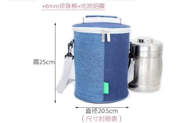 Новая Водонепроницаемая утолщенная вместительная сумка для ланча Портативная