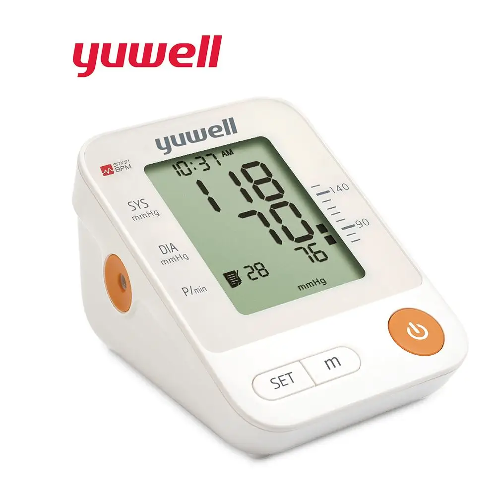 Yuwell YE670A кровяное давление монитор Часы Автоматический Сфигмоманометр tensiometro цифровой измеритель артериального давления тонометр CE