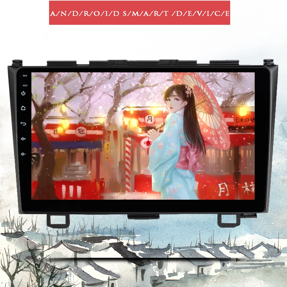 Android 10 0 9 &quotOcta Core 1280*720 Автомобильный DVD плеер для Honda CRV CR V 2006 2011 GPS навигации стерео
